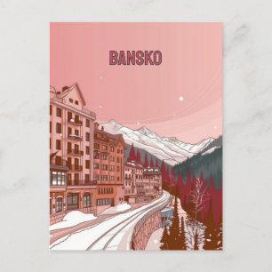 Cartão Postal Feriado de inverno em Bansko
