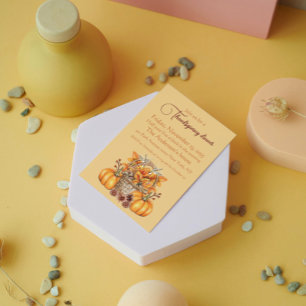 Cartão Postal Feriado de Janto de Ação de Graças da Colheita de