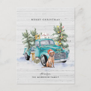 Cartão Postal Feriado de Natal de Caminhão Russo