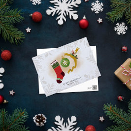 Cartão Postal Feriado de Natal Personalizado