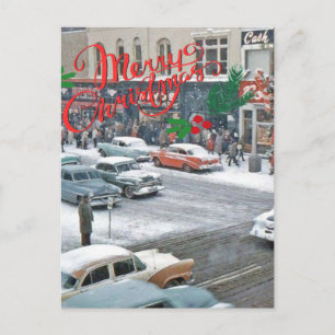 Cartão Postal Feriado de Natal Retroativo