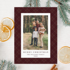 Cartão Postal Feriado de saudação da Xadrez de Natal retrógrada