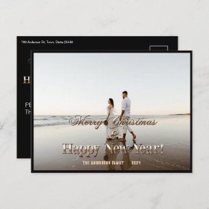 Cartão Postal Feriado geral na foto de Natal