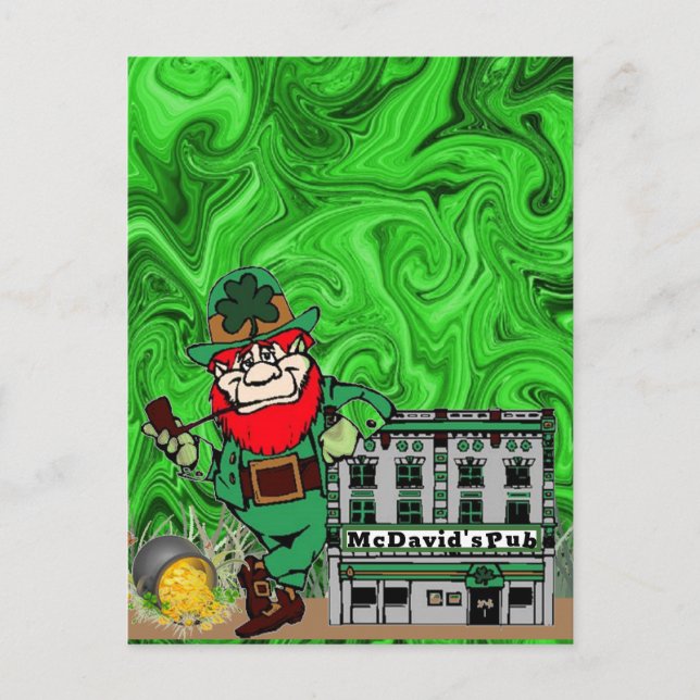 Cartão Postal Feriado irlandês (Frente)