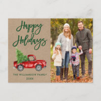 Feriados de Fotos de Caminhão de Vintagem do Scrip