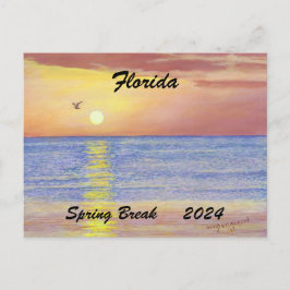 CARTÃO POSTAL FERIADOS DE PRIMAVERA NA FLÓRIDA 2024