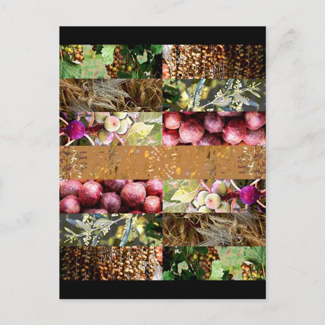 Cartão Postal Feriados de Sukot (Frente)