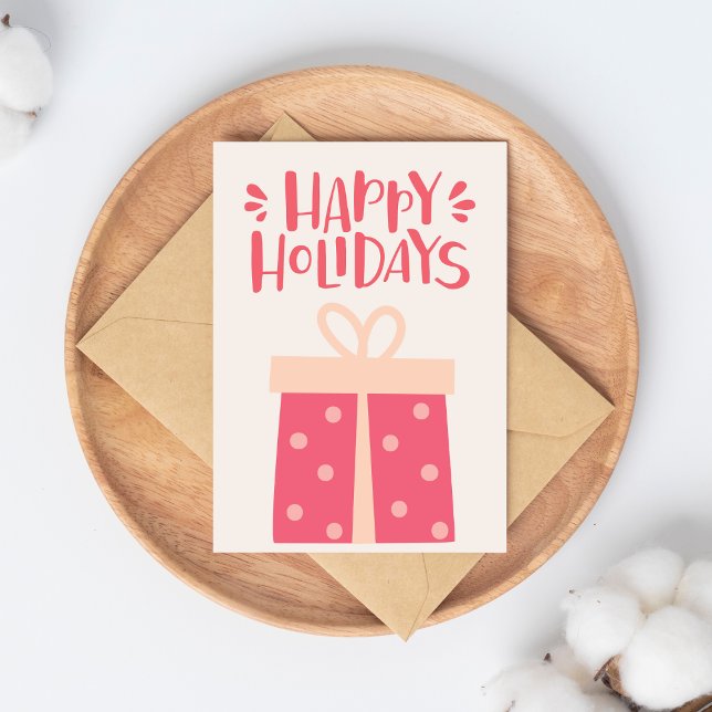 Cartão Postal Feriados Felizes - Feriados Bons Retros de Natal P (Criador carregado)