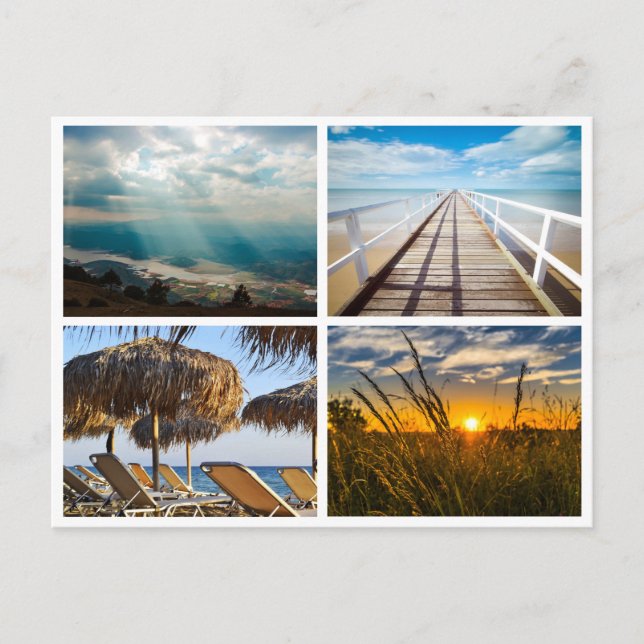 Cartão Postal Feriados fotográficos (Frente)