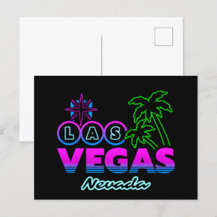 Cartão Postal Férias Familiares - Souvenir de Vegas - Las Vegas