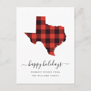Cartão Postal Férias Felizes   Desejos Quentes Do Texas