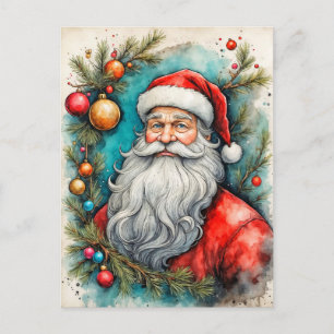 Cartão Postal Férias Felizes Do Papai Noel