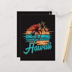 Cartão Postal Férias Tropicais nas Ilhas Havaianas