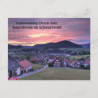 Cartão Postal Ferienwohnung Elfriede Haist - por do sol