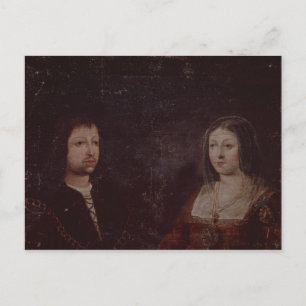 Cartão Postal Fernando II de Aragão e Isabella I de Castela