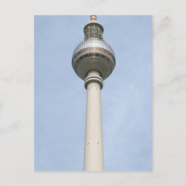 Cartão Postal Fernsehturm Berlim (Frente)