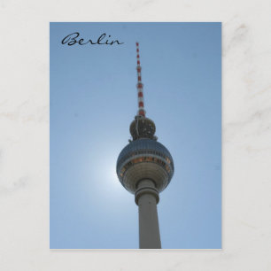 Cartão Postal fernsehturm berlin