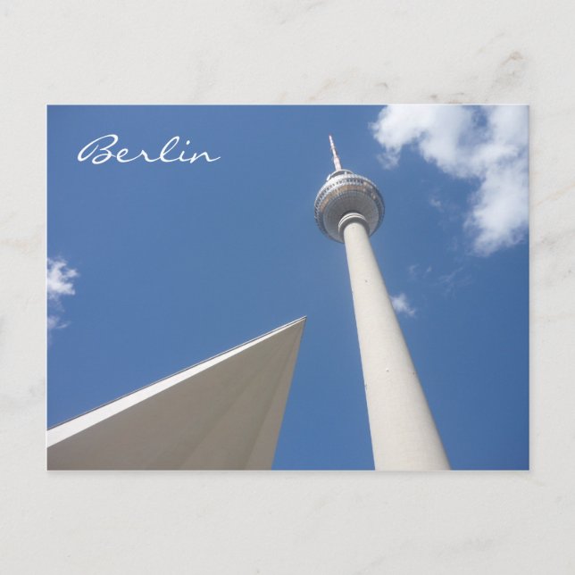 Cartão Postal fernsehturm berlin (Frente)