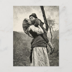 Cartão Postal Ferraguti Ama Mãe Filho Filho Filho Beija Arte Vin