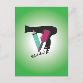 Cartão Postal Ferramentas de hairstyle - O que mais?