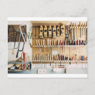 Cartão Postal Ferramentas DIY Pai para entusiastas Dia de os pai