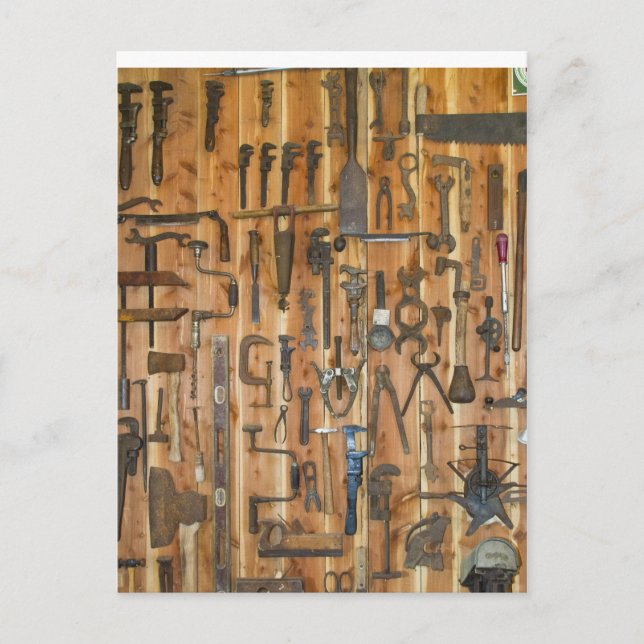 Cartão Postal Ferramentas do comércio (Frente)