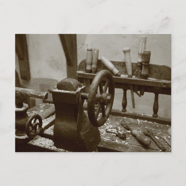 Cartão Postal Ferramentas Vintage (Frente)