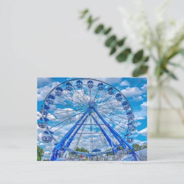 Cartão Postal Ferris Wheel (Em pé/Frente)