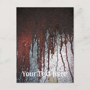 Cartão Postal Ferrugem Sangrenta Caída