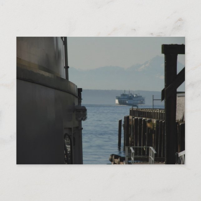 Cartão Postal Ferry in Puget Sound (Frente)