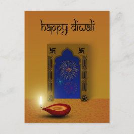 Cartão Postal FesHappy Diwali - Cartão-postal