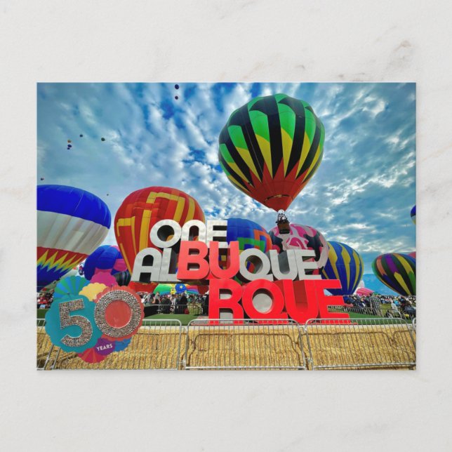 Cartão Postal Festa de 50 anos (Frente)