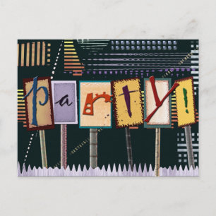 Cartão Postal Festa de aniversário