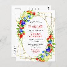 Festa de aniversário de Berries Mistos de Verão