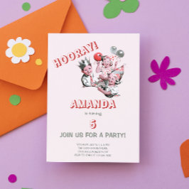 Cartão Postal Festa de aniversário de Filhos Simples Clássicos d