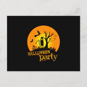 Cartão Postal Festa de Aniversário de Halloween