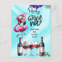 Festa de Aniversário do Amante de Vinho Flamingo