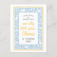 Festa de Aniversário do Ganso Tolo País Fofo