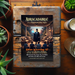 Cartão Postal Festa de Aniversário do Mágico Mágico 