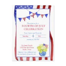 Festa de Aquarela em 4 de julho