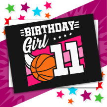 Festa de Basquete para Menina de 11 Anos Aniversár