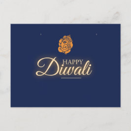 Cartão Postal Festa de Celebração de Diwali