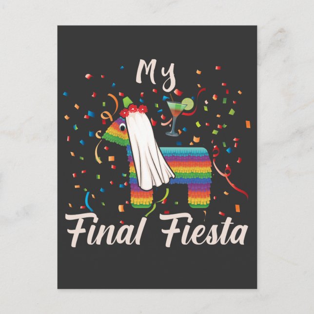 Cartão Postal Festa de Despedida de Solteira Noite de Galinha Fe (Frente)