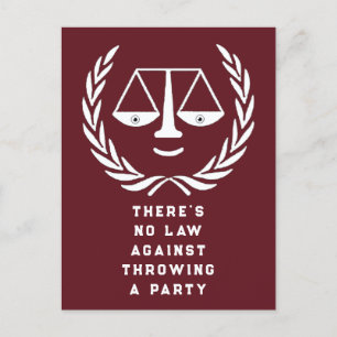 Cartão Postal Festa de formatura da Faculdade de Direito