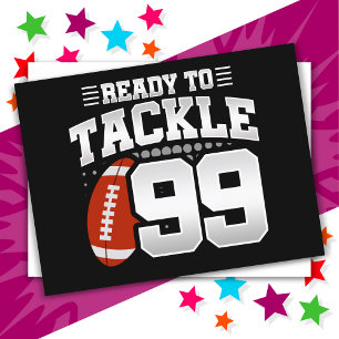 Cartão Postal Festa de Futebol Americano de 99 Anos 99º Aniversá