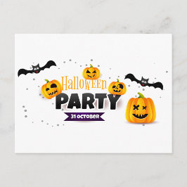 Cartão Postal Festa de Halloween