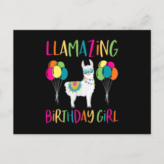 Cartão Postal Festa de Llama Alpaca