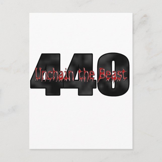 Cartão Postal Festa de Mopar 440 (Frente)