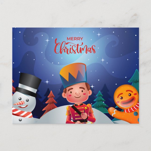 Cartão Postal Festa de Natal (Frente)