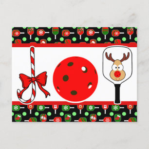 Cartão Postal Festa de Natal da Joia-Picada Verde-Vermelho a Pre